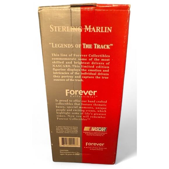 Sterling Marlin 2002 Forever Collectibles Legends of the Track Bobblehead - Picture 3 of 3